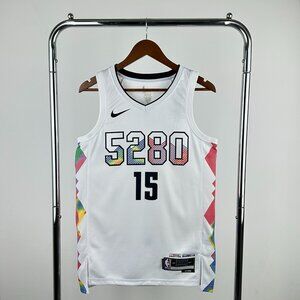NBA 5280 White #15 Jokic Jersey